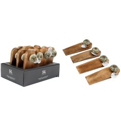Secure doors firmly with this sturdy green wooden doorstop for reliable support.