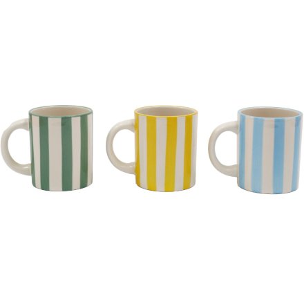 3/A Soleil Stripe Mug, 12cm 