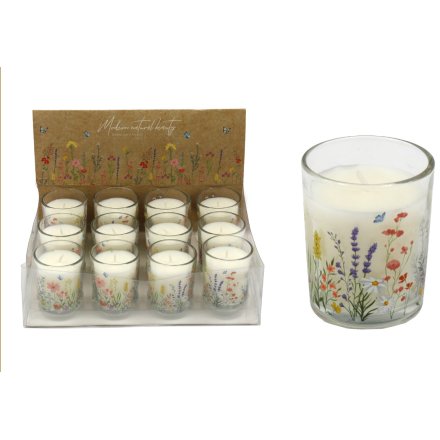 Spring Print Candle, 6cm 