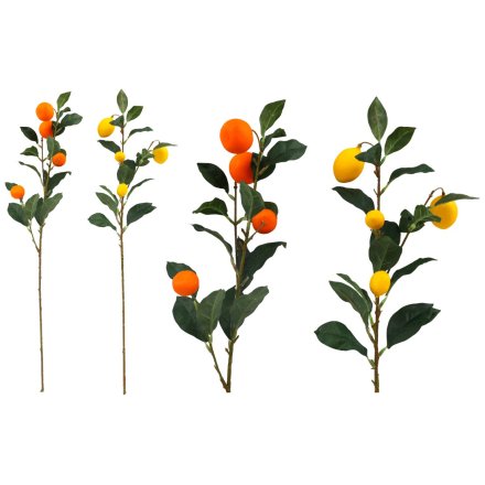 2/A Artificial Orange & Lemon Spray, 74cm