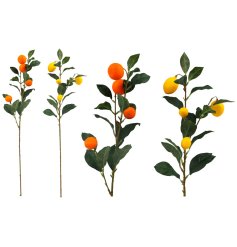 Brighten your space effortlessly with this Artificial Orange and Lemon Spray