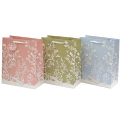 a secret garden design gift bag 