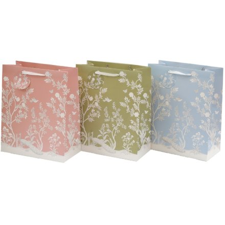 23cm Secret Garden Gift Bag, 3/A 