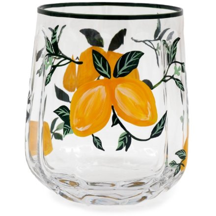 10.5cm Citrus Glass Tumbler
