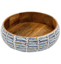 add a costal them with this sardine bowl 