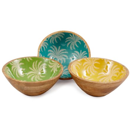 3/A Palm Bowl, 17.5cm 