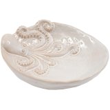 white octopus trinket dish  