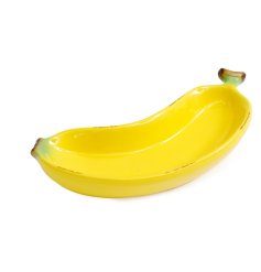 Add a playful twist to your space with this 28.5cm Banana Trinket Dish