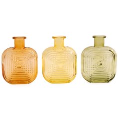 stylish coloured glass vases 