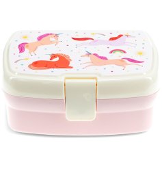 Make mealtime magical with this adorable Unicorn Lunch Box and Tray set.