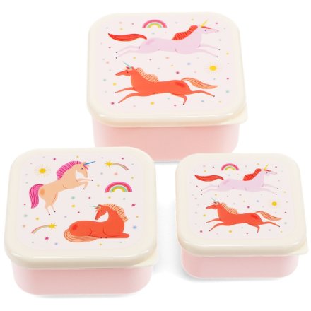 Brighten snack time with our magical Unicorn Snack Boxes! Perfectly sized for little hands