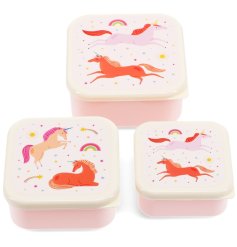 Brighten snack time with our magical Unicorn Snack Boxes! Perfectly sized for little hands