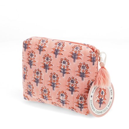 Stay stylish and organized on the go with the Shanaya Makeup Bag