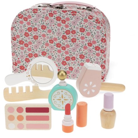 Ignite imagination with this delightful Wooden Makeup Playset!