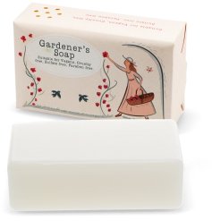 Revitalize your hardworking hands with the Gardener's Soap Bar.