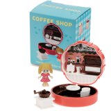 The Little Compact Playset - Coffee Shop: a charming miniature café perfect for imaginative play
