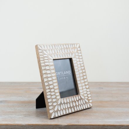 26cm Photo Frame Fingerprint Design