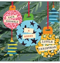 Spread festive cheer with our 'Merry Little Christmas' card