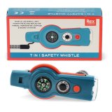 A handy and compact safety whistle from REX International.