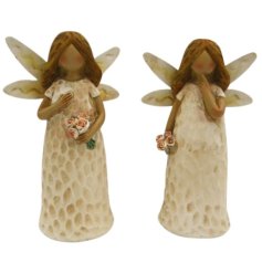 Add a touch of magic with this Resin Fairy Figure, 