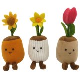 Add a whimsical burst of color and charm to your home with our 15cm Plant In Pot Teddy