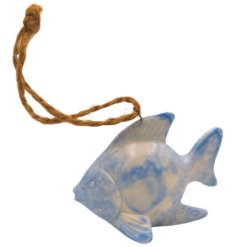 Add a splash of coastal charm to any space with this 6cm Fish Decoration