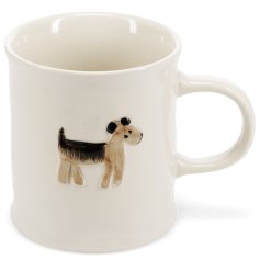 Enjoy your favorite brew in style with this charming dog mug