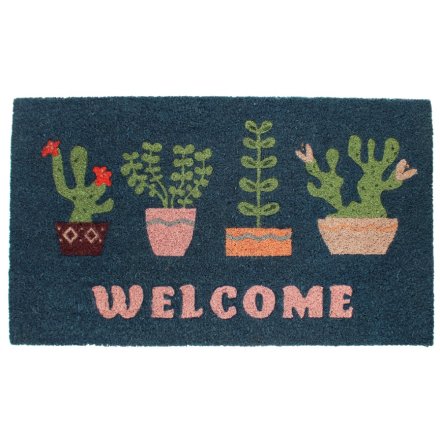 Welcome Plants Door Mats, 73cm 
