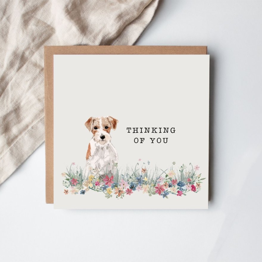 "15cm 'Thinking of You' Greeting Card"