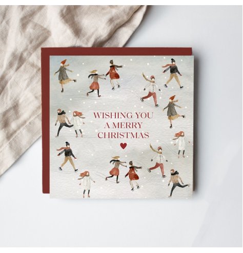 Fill your heart with festive cheer with this beautifully illustrated Christmas card. 