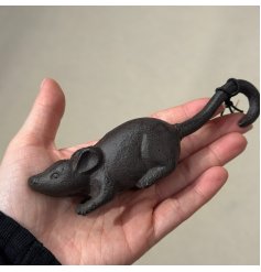 Bring charm to your kitchen or garden with the delightful Mouse Pot Hanger.