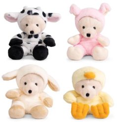 Bring the joys of the countryside indoors with Little Living Nature Play Farm Animal Plush 