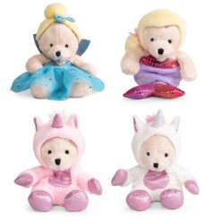 a colourful plush assortment plush dolls