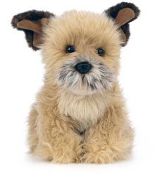 Bring charm to playtime with the Living Nature Border Terrier Plush—soft, lifelike, and perfect for cuddles or display