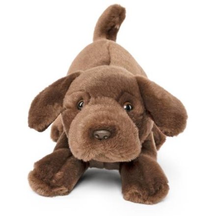 Meet the Chocolate Lab Playful Pup Plush – a super-soft, cuddly companion 