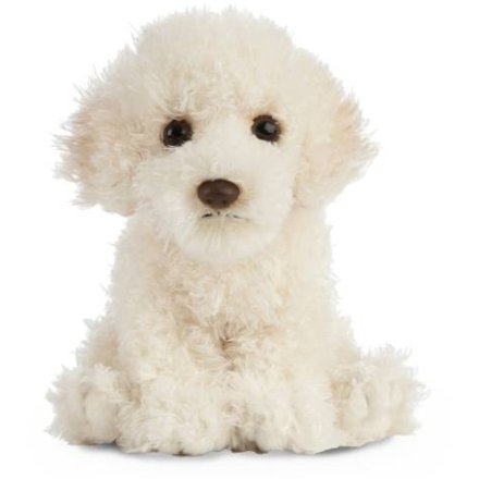 Bring home the charm of a furry friend with the Living Nature Labradoodle Puppy Plush
