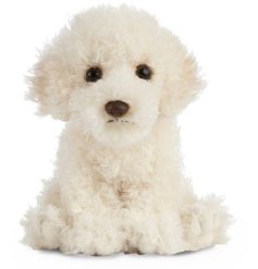 Bring home the charm of a furry friend with the Living Nature Labradoodle Puppy Plush