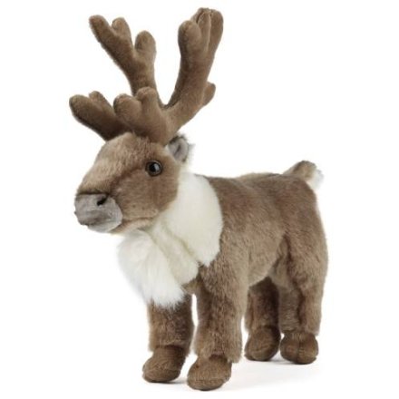 Reindeer Plush Stuffed Animal Toy, 24cm 