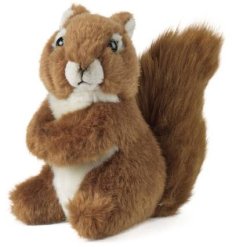 Bring woodland charm home with the Living Nature Squirrel Plush 