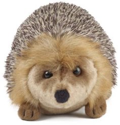 Plush hedgehog toy, soft and cuddly for all ages.