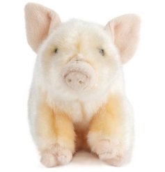 Meet the Living Nature Pink Piglet Plush – a soft, cuddly companion with lifelike charm, perfect for playtime, bedtime