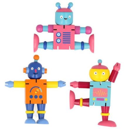 a flexi colourful robert toy 
