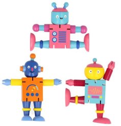 a flexi colourful robert toy 