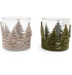 Charming T/L holder with felt decoration 