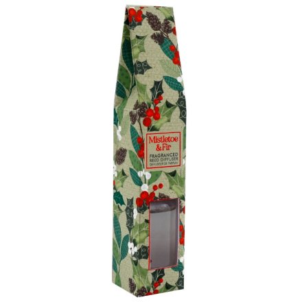 Mistletoe & Fir Reed Fragrance Diffuser, 19cm