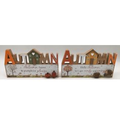 Bring warm autumn vibes to your space with our charming Autumn Word Decor.