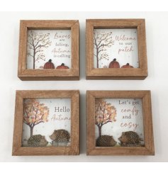 Bring warm autumn charm to any small area with these beautiful wall plaques.