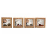 Add a cozy autumn touch to any small space with these lovely wall plaques. 
