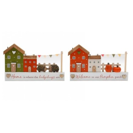 2/A Autumn Welcome House Deco, 20cm 