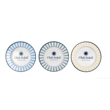 3/ Round A Soleil Metal Plate, 15cm